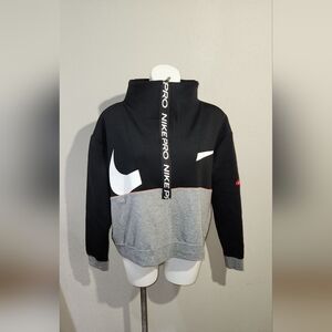 pro get fit icon clash fleece half zip jacket ladies